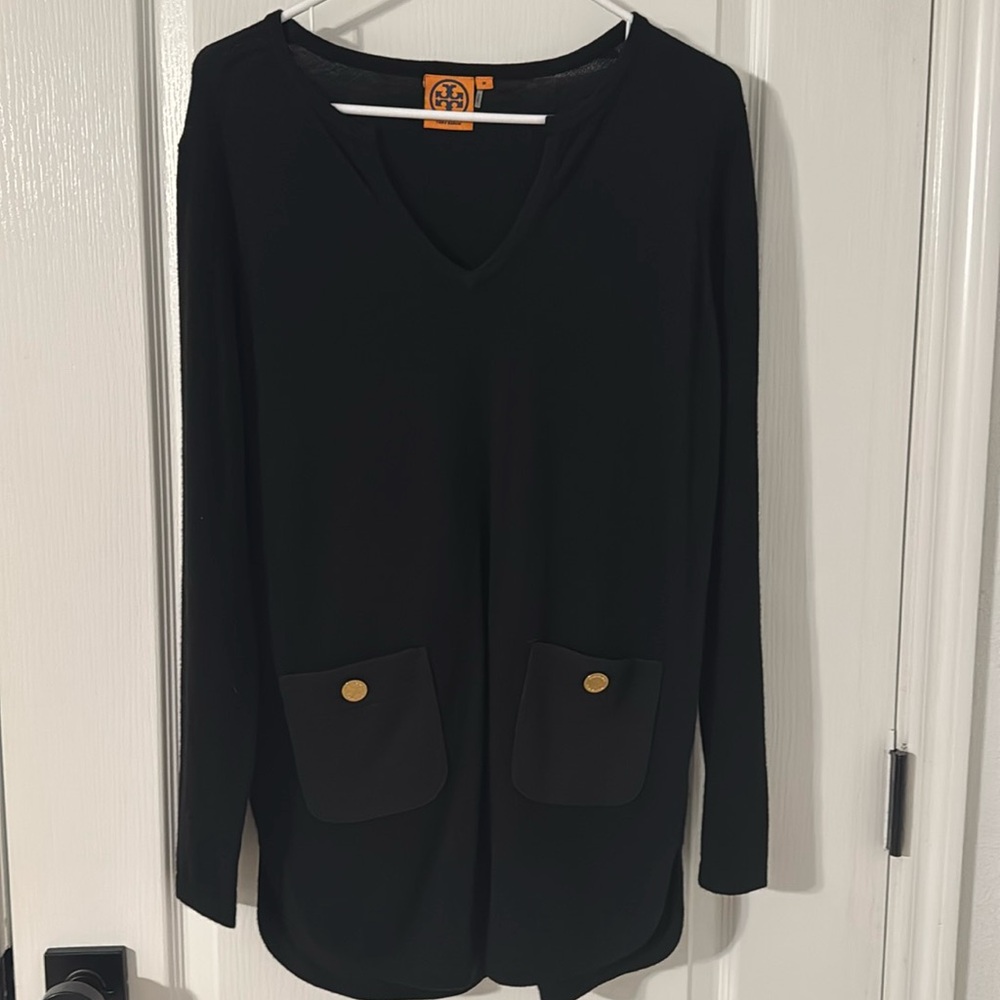 Tory Burch long wool sweater. Size medium. - Picture 1 of 4